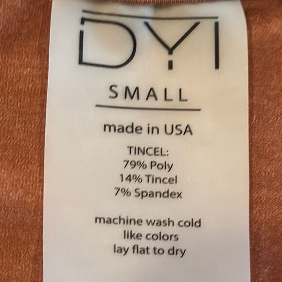 DYI Women's Rust Racerback Angled Tank Top - Multiple Sizes - Picture 5 of 6